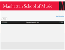 Tablet Screenshot of mastercalendar.msmnyc.edu